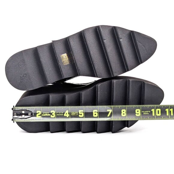 Jeffrey Campbell Wmn Gristle Stempunk Gothic Patent Leather Platform boots 8.5 - Picture 5 of 7